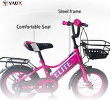 Vaux Elite Kids Bike 14 Inch - Dark Pink