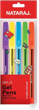 Nataraj Gelix Gel Pen Pouch 5Pcs - Assorted