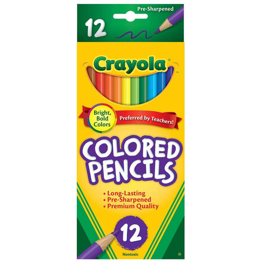 Crayola Colored Long Pencils - Pack of 12
