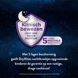 Huggies DryNites Pyjama Pants, 3-5Y, Bed Wetting Diaper, Boy, 16-23 kg, 4 x Jumbo Packs - 64pcs