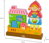Viga Magnetic Standing Puzzle - Red Riding Hood