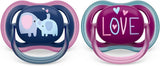 Philips Avent Ultra Air Pacifier 18M+ Girl Deco - 2 Pcs