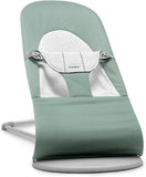 BabyBjorn Fabric Seat Bouncer Balance Soft, Woven/Jersey - Light Sage/Grey