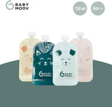Babymoov Reusable and Refillable Kids Squeeze Food Pouch 20pcs
