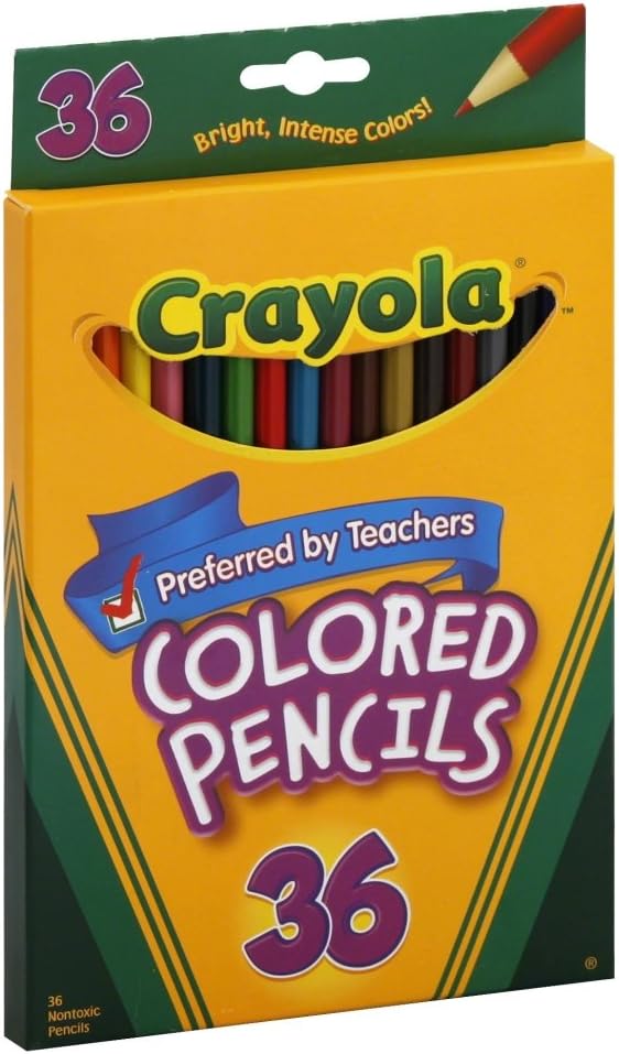 Crayola Colored Long Pencils - Pack of 36 - Laadlee