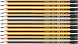 Nataraj Gold HB No.2 Pencil With Sharpener 12 Pcs/Pack