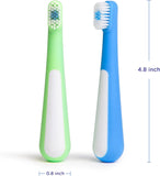 Ubbi 2 Bristled Toothbrush - Polaris + Zest (Pack of 2)