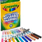 Crayola Ultra-Clean Washable Fine Line ColorMax Markers - Pack of 12