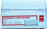 Deli Business Card Holder Transparent E7623