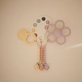 Mushie Pacifier Clips Halo Powder - Laadlee
