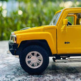 MSZ Hummer H3 Car 1:32 Die-Cast Replica - Yellow - Laadlee