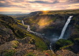 Ravensburger Haifoss Waterfall, Iceland
