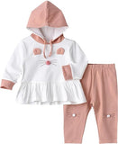 Elegant Kids Hoodie and Pyjama Set - Cat - Laadlee
