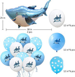 Brain Giggles Baby Shark Birthday Decoration Kit - 40 pcs