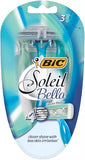 BIC Soleil Bella Disposable Women's 4-Blade Razors - Pack of 3
