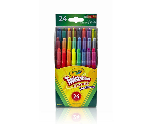 Crayola Twistables Fun Effects Crayons - Pack of 24