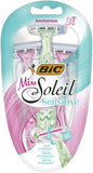 BIC Miss Soleil Sensitive Disposable Women's Assorted Colours - Pack of 3
