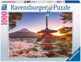 Ravensburger Fuji Cherry Blossom View Jigsaw Puzzle - 1000pcs