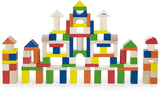 Viga Wooden Blocks - 100Pcs