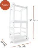 Hauck Learn N Explore Montessori Learning Tower - White