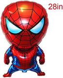 Brain Giggles Spiderman Superhero Foil Balloon Birthday Decoration Set - 5 Pcs