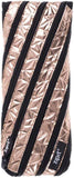 ZIPIT Metallic Pencil Case Made of One Long Zipper - Rose Gold