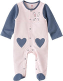 Elegant Kids Front Open Sleepsuit - Bunny - Laadlee