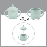 Babymoov Silicone Cup with Straw - Green