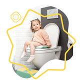 Badabulle Comfort Toilet Training Seat With Handle - Laadlee