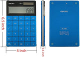 Deli Calculator Plastic 12 Digits Blue E1589