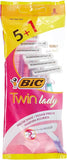 BIC Twin Disposable Lady Razors - (Pack of 5+1 )