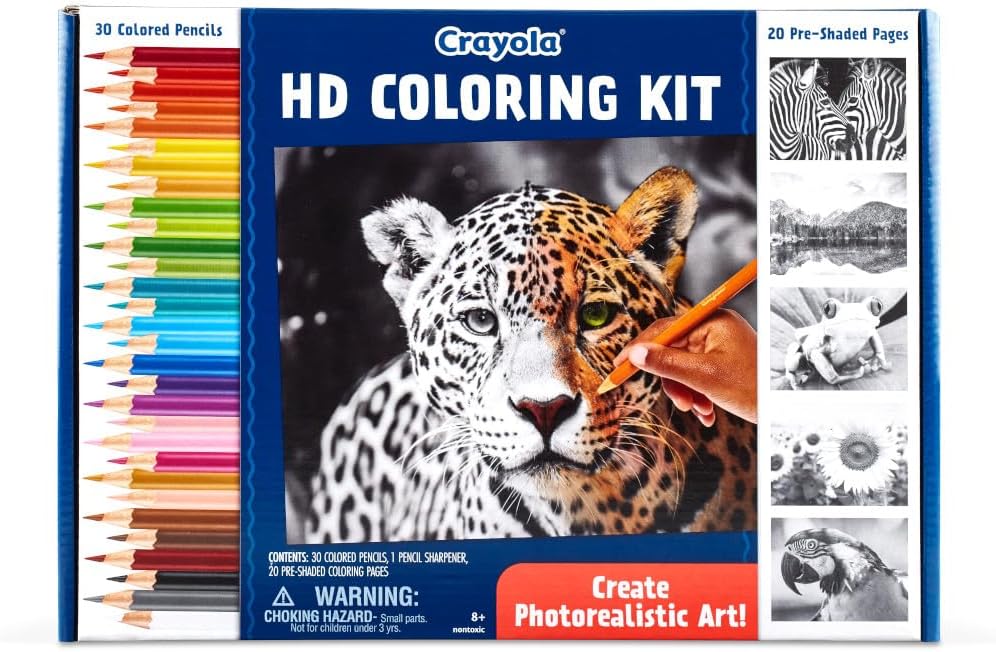 Crayola HD Coloring Kit - Pack of 50 - Laadlee