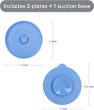 Ubbi Feeding Plates With Suction Cup Set 3pcs - Polaris
