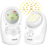 VTech - Digital Audio Monitor with Night Light and Projector - White
