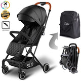 Teknum SLD Travel Lite Stroller With Hooks - Black