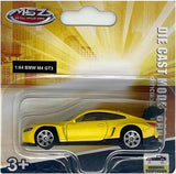 MSZ BMW M4 GT3 Car 1:64 Die-Cast Replica - Yellow - Laadlee