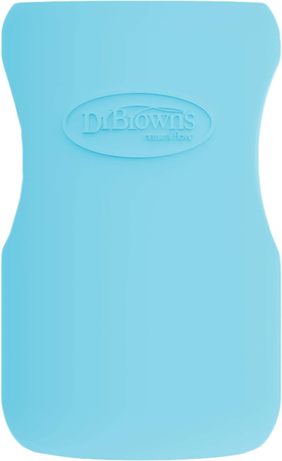 Dr. Brown's Wide Neck Glass Bottle Sleeve 270ml - Blue - Laadlee