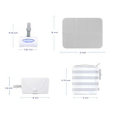 Ubbi On-The-Go Giftset - White
