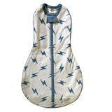 Woombie Grow With Me Swaddle - Blue Bolt