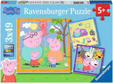 Ravensburger Peppa Pig Jigsaw Puzzle Set - 3×49pcs