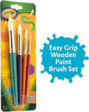 Crayola Round Brush Set - Pack of 4 - Laadlee