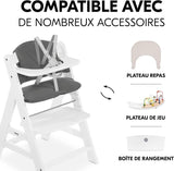 Hauck Highchair Pad Select Muslin - Dark Grey