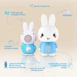 Alilo Honey Bunny Multilingual Buddy and Night Light - Blue - Laadlee