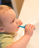 Dr. Brown's Infant-To-Toddler Elephant Toothbrush - Blue - Laadlee