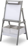 Delta Children Classic Kids Whiteboard / Dry Erase Easel - Grey
