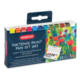 Derwent Inktensepaint 12 Panpalette 2