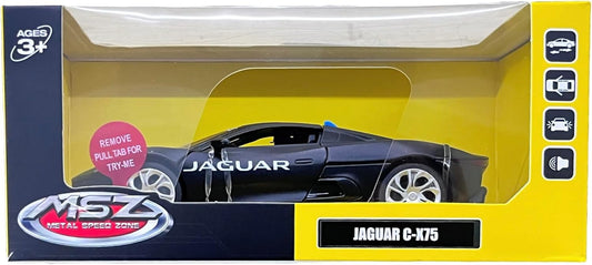 MSZ Jaguar C-X75 Car 1:32 Die-Cast Replica - Black - Laadlee