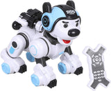 Crazon Ir Control Intelligent Robot Dog - Black/ Blue - Laadlee