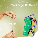 Glado 100% Organic Cotton Panty Liner for School Girls & Teens 15.5cm – Pack of 60