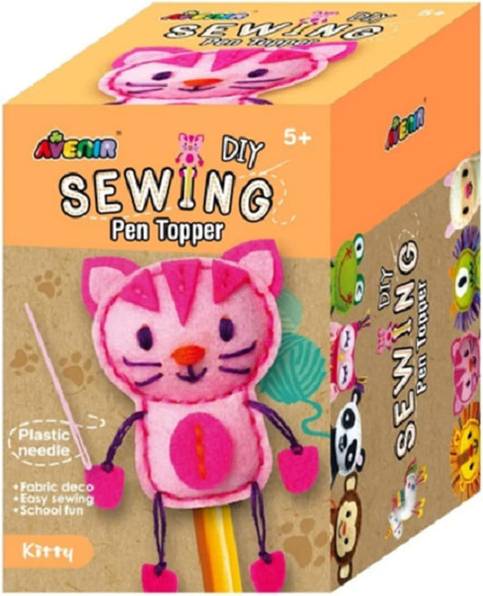 Avenir DIY Pen Topper Friend Sewing Kit - Kitty - Laadlee